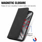 Retro Skin Feel Business Magnetic Horizontal Flip Leather Case with Holder & Card Slots & Wallet & Photo Frame