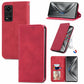 Retro Skin Feel Business Magnetic Horizontal Flip Leather Case with Holder & Card Slots & Wallet & Photo Frame