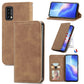 Retro Skin Feel Business Magnetic Horizontal Flip Leather Case with Holder & Card Slots & Wallet & Photo Frame