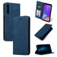 Retro Skin Feel Business Magnetic Horizontal Flip Leather Case for Samsung Galaxy A7 2018