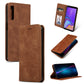 Retro Skin Feel Business Magnetic Horizontal Flip Leather Case for Samsung Galaxy A7 2018