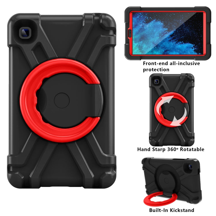 PC + Silicone Shockproof Combination Case with 360 Degree Rotating Holder & Handle
