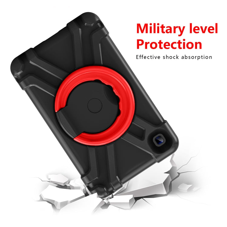 PC + Silicone Shockproof Combination Case with 360 Degree Rotating Holder & Handle