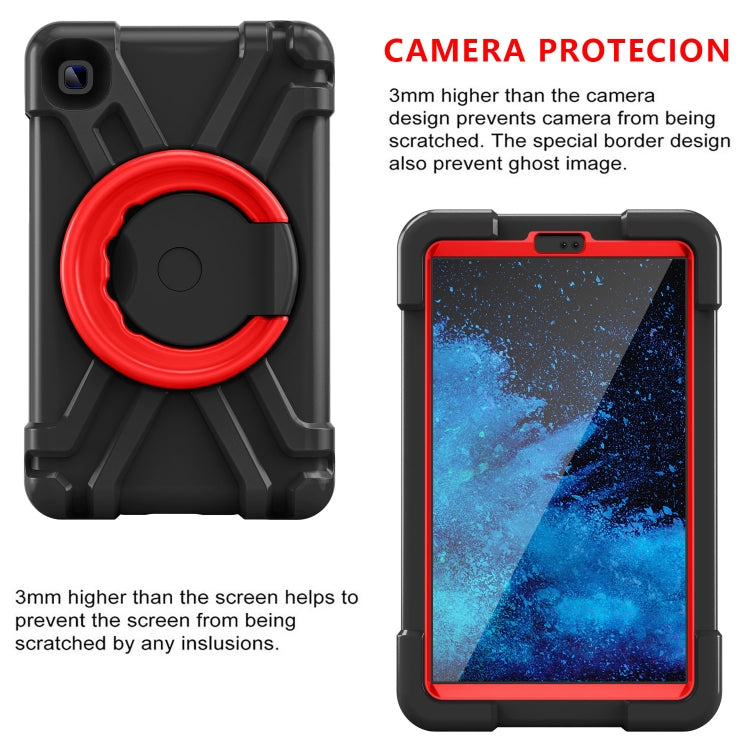 PC + Silicone Shockproof Combination Case with 360 Degree Rotating Holder & Handle