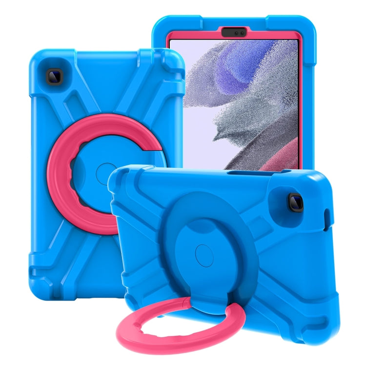 PC + Silicone Shockproof Combination Case with 360 Degree Rotating Holder & Handle