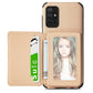 Carbon Fiber Magnetic Card Bag TPU+PU Shockproof Back Cover Case with Holder & Card Slot & Photo Frame