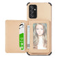 Carbon Fiber Magnetic Card Bag TPU+PU Shockproof Back Cover Case with Holder & Card Slot & Photo Frame