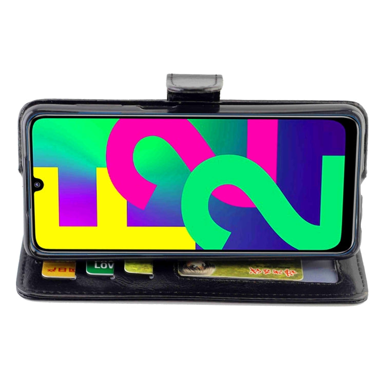 Crazy Horse Texture Leather Horizontal Flip Protective Case with Holder & Card Slots & Wallet & Photo Frame