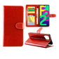 Crazy Horse Texture Leather Horizontal Flip Protective Case with Holder & Card Slots & Wallet & Photo Frame