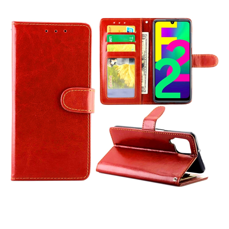 Crazy Horse Texture Leather Horizontal Flip Protective Case with Holder & Card Slots & Wallet & Photo Frame