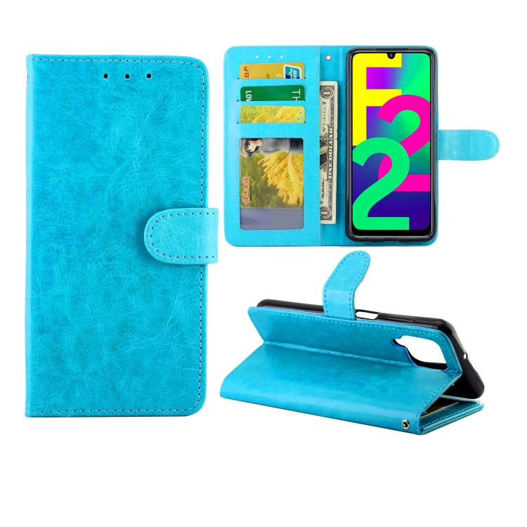 Crazy Horse Texture Leather Horizontal Flip Protective Case with Holder & Card Slots & Wallet & Photo Frame