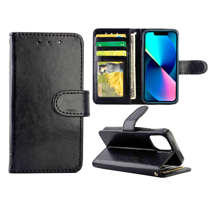 Crazy Horse Texture Leather Horizontal Flip Protective Case with Holder & Card Slots & Wallet & Photo Frame