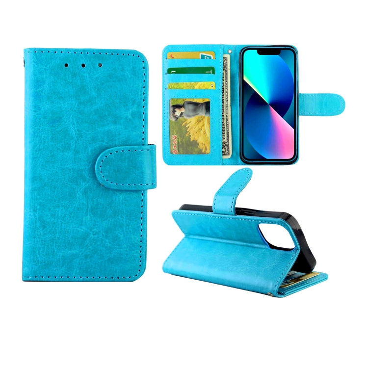Crazy Horse Texture Leather Horizontal Flip Protective Case with Holder & Card Slots & Wallet & Photo Frame