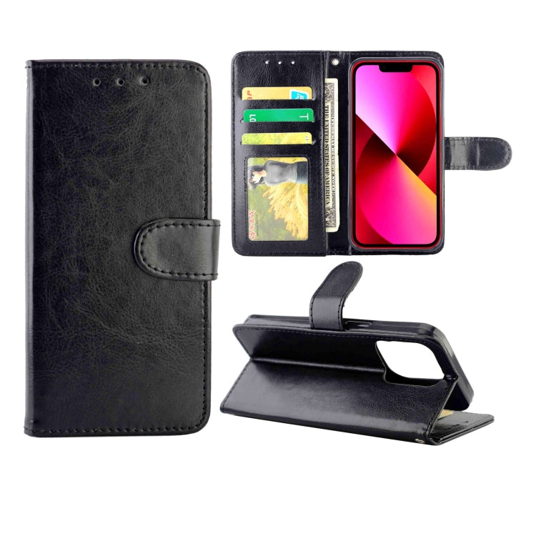 Crazy Horse Texture Leather Horizontal Flip Protective Case with Holder & Card Slots & Wallet & Photo Frame