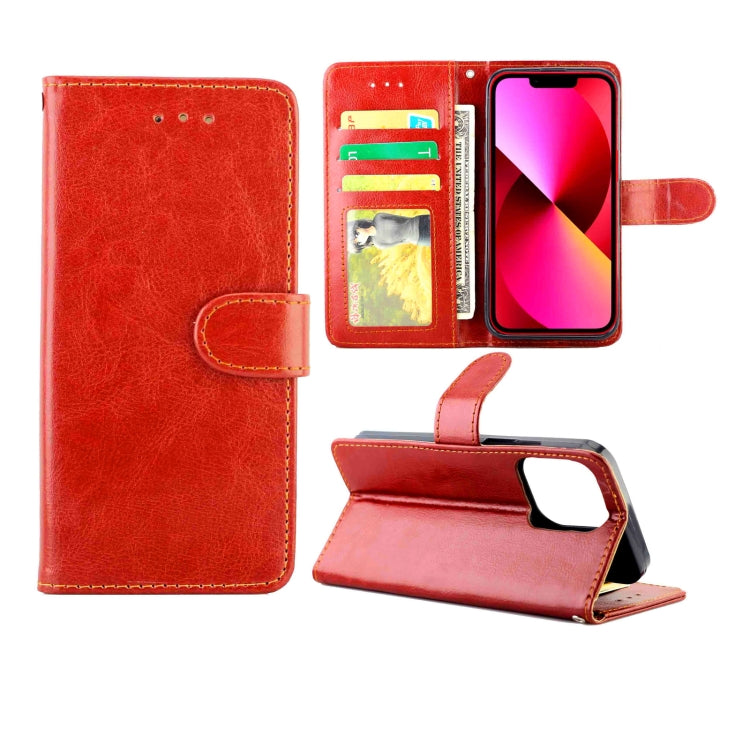 Crazy Horse Texture Leather Horizontal Flip Protective Case with Holder & Card Slots & Wallet & Photo Frame