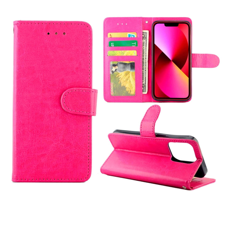Crazy Horse Texture Leather Horizontal Flip Protective Case with Holder & Card Slots & Wallet & Photo Frame