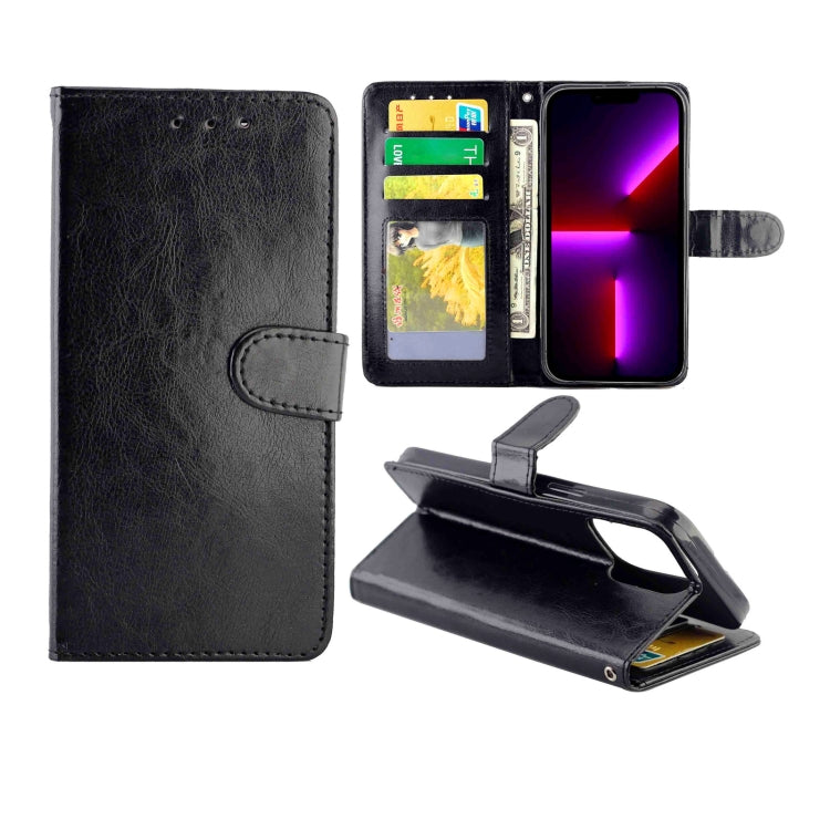 Crazy Horse Texture Leather Horizontal Flip Protective Case with Holder & Card Slots & Wallet & Photo Frame