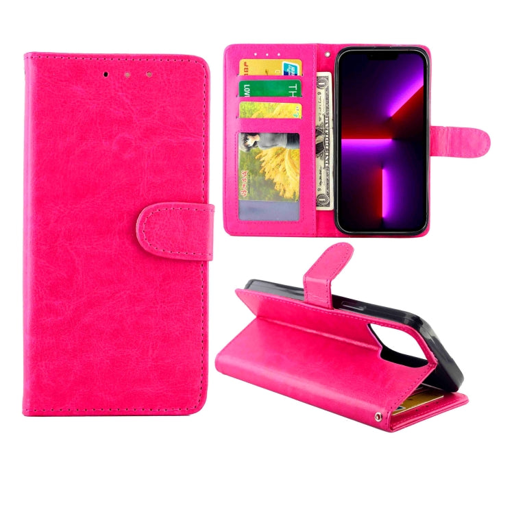 Crazy Horse Texture Leather Horizontal Flip Protective Case with Holder & Card Slots & Wallet & Photo Frame
