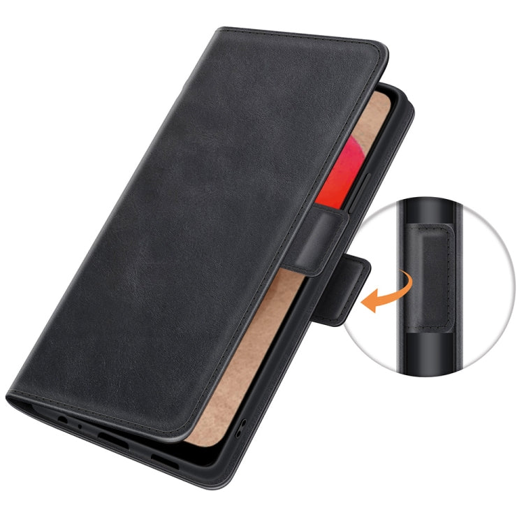 For Samsung Galaxy A03s 164mm EU Version Dual-side Magnetic Buckle Horizontal Flip Leather Case with Holder & Card Slots & Wallet