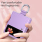 Skin Feel Folding Phone Case with Drawstring Key Chain