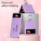 Skin Feel Folding Phone Case with Drawstring Key Chain