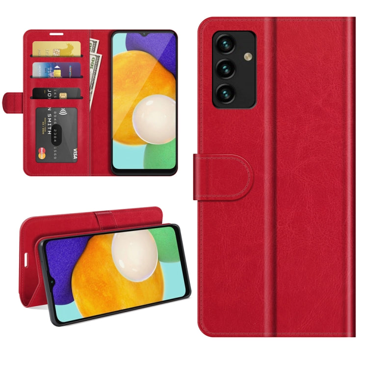 For Samsung Galaxy A13 5G R64 Texture Single Horizontal Flip Protective Case with Holder & Card Slots & Wallet& Photo Frame