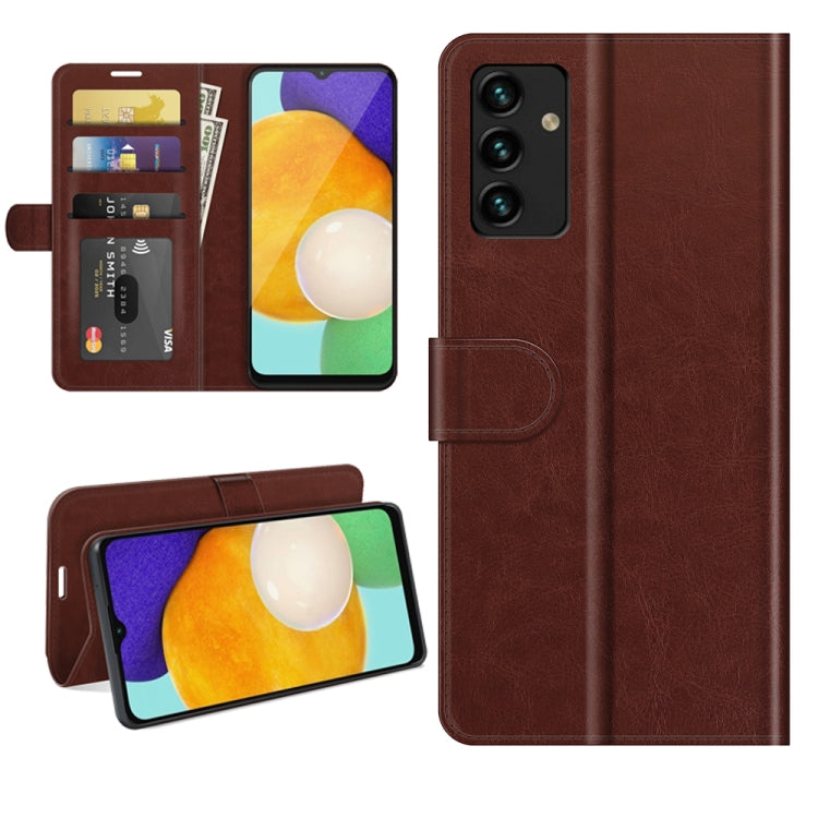 For Samsung Galaxy A13 5G R64 Texture Single Horizontal Flip Protective Case with Holder & Card Slots & Wallet& Photo Frame