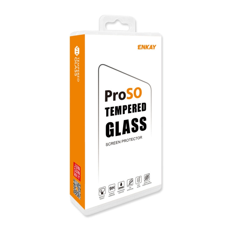 5 PCS ENKAY Hat-Prince Full Glue Tempered Glass 6D Full Coverage Anti-scratch Protector