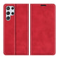 For Samsung Galaxy S22 Ultra 5G Retro-skin Business Magnetic Suction Leather Case with Holder & Card Slots & Wallet