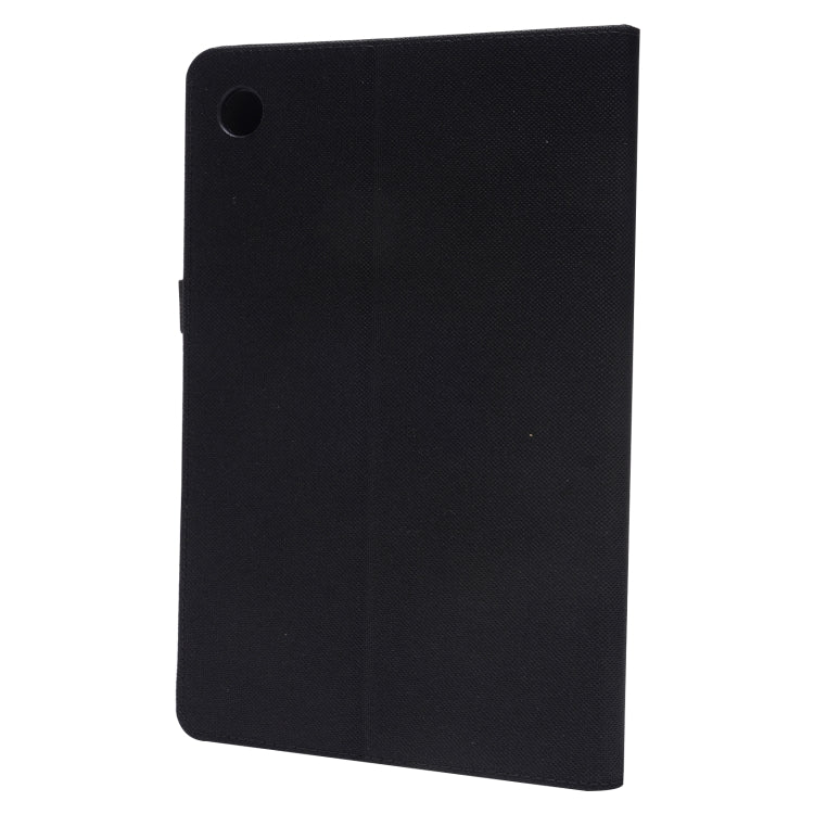 Horizontal Flip Fabric PU Leather Tablet Case with Card Slots & Holder