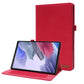 Horizontal Flip Fabric PU Leather Tablet Case with Card Slots & Holder