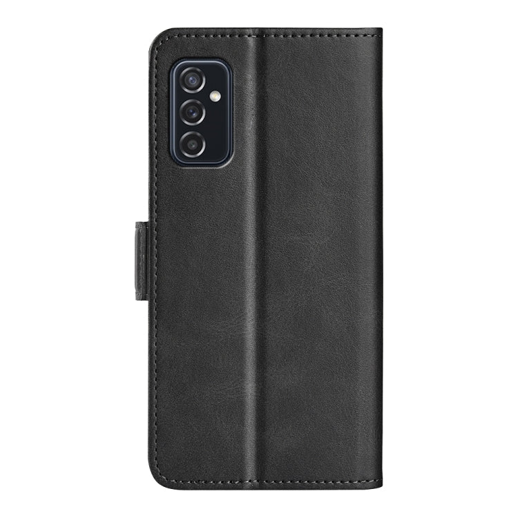 For Samsung Galaxy M52 5G Dual-side Magnetic Buckle Horizontal Flip Leather Case with Holder & Card Slots & Wallet