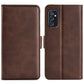 For Samsung Galaxy M52 5G Dual-side Magnetic Buckle Horizontal Flip Leather Case with Holder & Card Slots & Wallet