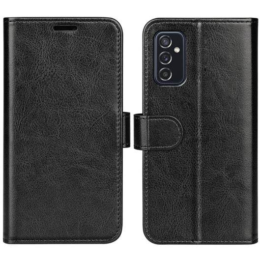 For Samsung Galaxy M52 5G R64 Texture Single Horizontal Flip Protective Case with Holder & Card Slots & Wallet & Photo Frame