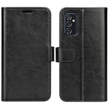 For Samsung Galaxy M52 5G R64 Texture Single Horizontal Flip Protective Case with Holder & Card Slots & Wallet & Photo Frame