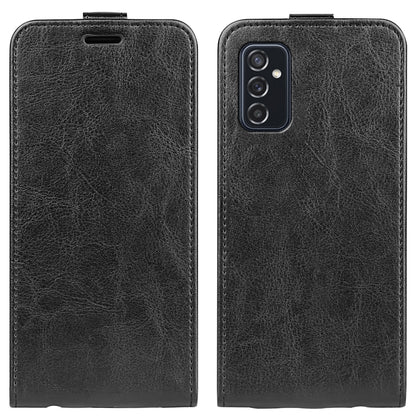 For Samsung Galaxy M52 5G R64 Texture Single Vertical Flip Leather Protective Case with Card Slots & Photo Frame