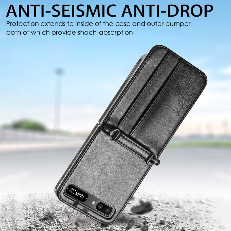 Diagonal Lanyard Embossed Card Phone Case