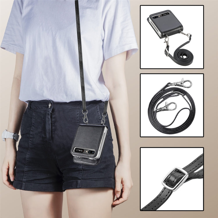 Diagonal Lanyard Embossed Card Phone Case