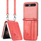 Diagonal Lanyard Embossed Card Phone Case