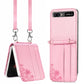 Diagonal Lanyard Embossed Card Phone Case