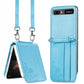 Diagonal Lanyard Embossed Card Phone Case