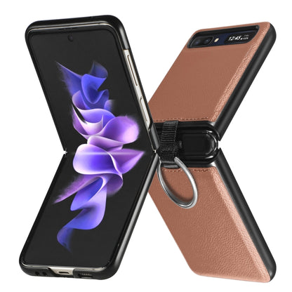 Litchi Folding  Ring Buckle Phone Case