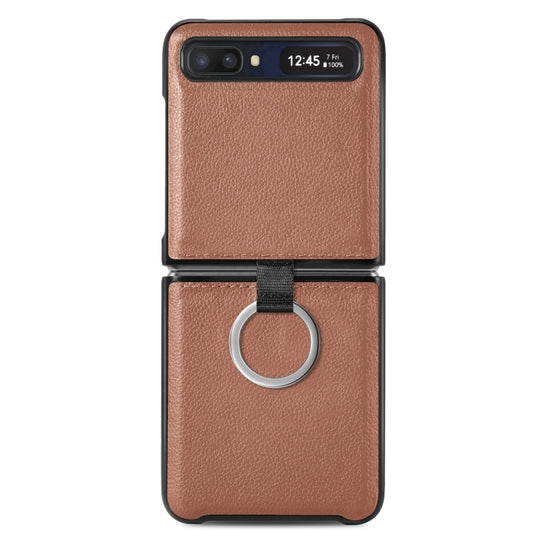 Litchi Folding  Ring Buckle Phone Case