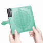 Mandala Flower Embossed Horizontal Flip Leather Case with Holder & Card Slots & Wallet & Lanyard