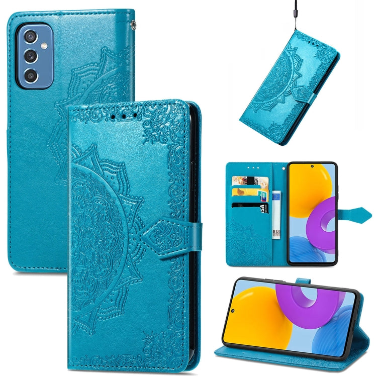 Mandala Flower Embossed Horizontal Flip Leather Case with Holder & Card Slots & Wallet & Lanyard