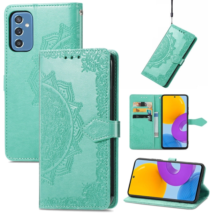 Mandala Flower Embossed Horizontal Flip Leather Case with Holder & Card Slots & Wallet & Lanyard