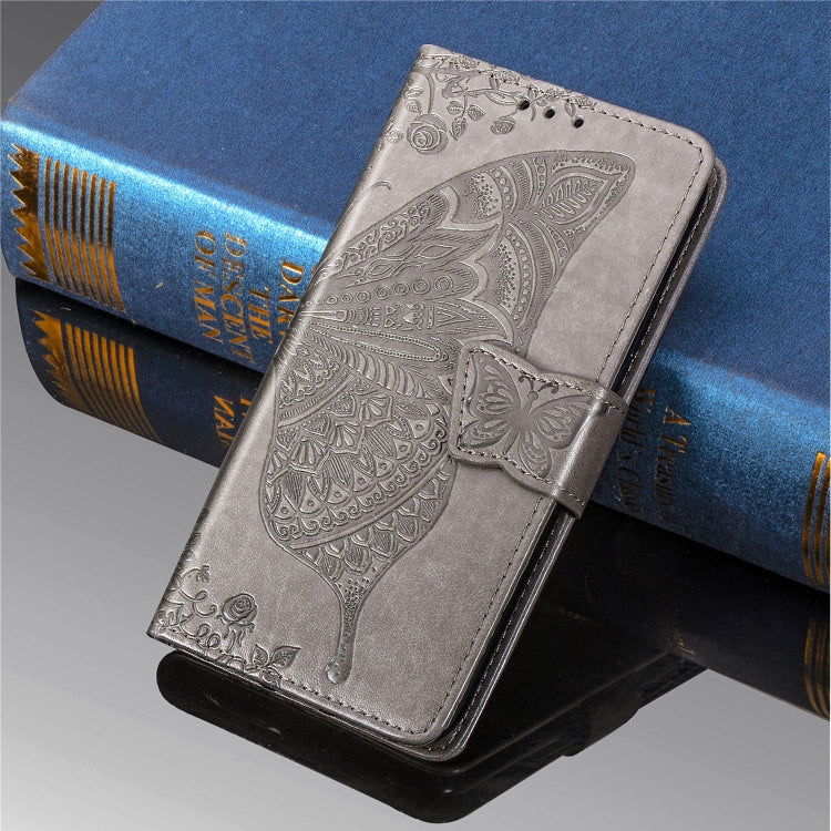 Butterfly Love Flowers Embossing Horizontal Flip Leather Case For Samsung J2 PRIME G530 with Holder & Card Slots & Wallet & Lanyard