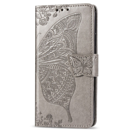 Butterfly Love Flowers Embossing Horizontal Flip Leather Case For Samsung J2 PRIME G530 with Holder & Card Slots & Wallet & Lanyard