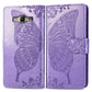Butterfly Love Flowers Embossing Horizontal Flip Leather Case For Samsung J2 PRIME G530 with Holder & Card Slots & Wallet & Lanyard