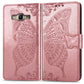 Butterfly Love Flowers Embossing Horizontal Flip Leather Case For Samsung J2 PRIME G530 with Holder & Card Slots & Wallet & Lanyard